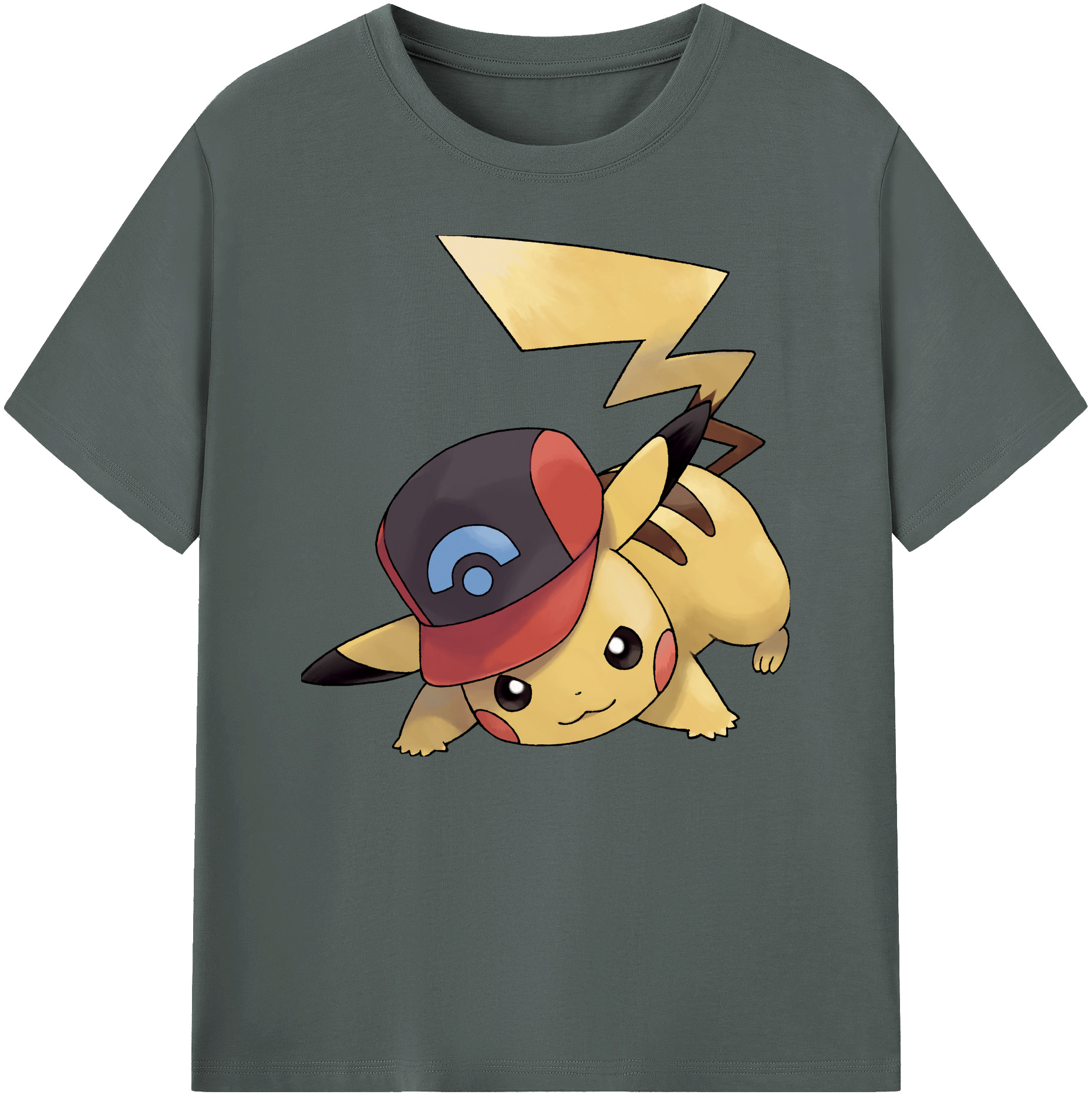（画像用） ポケットモンスター Pokémon 綿100％ メンズ半袖Tシャツ｜肌触りやわらか＆通気性